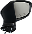 2016 Mazda 6 - Passenger Side Mirror, For Models Without Surround View System, Power Adjust, Non-Heated, Paintable, Manual Folding, In-housing Signal Light, With Blind Spot Detection in Glass, No Memory, No Puddle Light, No Auto-Dimming
