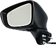 Driver Side Mirror, Power Adjust, Manual Folding, Heated, Paintable, With Signal Light, No Memory, No Puddle Light and Auto-Dim, With BSD in Glass, For Models Without Surround View Camera