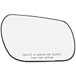 Passenger Side Mirror Glass, Non-Heated, No Blind Spot Feature