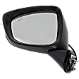 Driver Side Mirror, Power Adjust, Manual Folding, Heated, Paintable, In-housing Signal Light, No Memory, Puddle Light, and Auto-Dimming, With Blind Spot Detection in Glass, Grand Touring Model