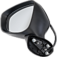 Driver Side Mirror, Power Adjust, Manual Folding, Non-Heated, Paintable, In-housing Signal Light, No Memory, No Puddle Light, No Auto-Dimming, With Blind Spot Detection in Glass, Touring Model