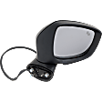 Passenger Side Mirror, Power Adjust, Manual Folding, Heated, Paintable, In-housing Signal Light, No Memory, Puddle Light, and Auto-Dimming, With Blind Spot Detection in Glass, Grand Touring Model