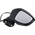 Passenger Side Mirror, Power Adjust, Manual Folding, Heated, Paintable, In-housing Signal Light, No Memory, Puddle Light, and Auto-Dimming, With Blind Spot Detection in Glass, Grand Touring Model
