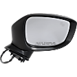 Passenger Side Mirror, Power Adjust, Manual Folding, Heated, Paintable, In-housing Signal Light, No Memory, Puddle Light, and Auto-Dimming, With Blind Spot Detection in Glass, 4 Cyl., 2.5L Engine