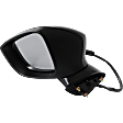 Driver Side Mirror, Power Adjust, Manual Folding, Non-Heated, Paintable, In-housing Signal Light, No Memory, No Puddle Light, No Auto-Dimming, With Blind Spot Detection in Glass