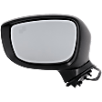 Driver Side Mirror, Power Adjust, Manual Folding, Heated, Paintable, In-housing Signal Light, No Memory, No Puddle Light, No Auto-Dimming, With Blind Spot Detection in Glass