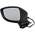 Driver Side Mirror, Power Adjust, Manual Folding, Heated, Paintable, In-housing Signal Light, No Memory, No Puddle Light, No Auto-Dimming, With Blind Spot Detection in Glass