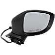 Passenger Side Mirror, Power Adjust, Manual Folding, Heated, Paintable, In-housing Signal Light, No Memory, No Puddle Light, No Auto-Dimming, With Blind Spot Detection in Glass