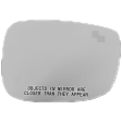 2016-2023 Mazda CX-9 - Passenger Side Mirror Glass, Heated, With Blind Spot Detection in Glass