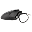 2025 Mazda CX-30 2.5 S - Passenger Side Mirror, Power Adjust, Non-Heated, Manual Folding, Paintable, No Signal Light, Without Memory Recall, No Puddle Light, No Auto-Dimming, With Blind Spot Detection in Glass