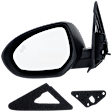 Driver Side Mirror, Power Adjust, Non-Heated, Manual Folding, Paintable, No Signal Light, No Memory, No Puddle Light, No Auto-Dim, No Blind Spot Feature