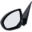 Driver Side Mirror, Power Adjust, Non-Heated, Manual Folding, Paintable, No Signal Light, No Memory, No Puddle Light, No Auto-Dim, No Blind Spot Feature