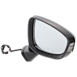 Passenger Side Mirror, Power, Manual Folding, Non-Heated, Paintable, In-housing Signal Light, No Memory, No Puddle Light, No Auto-Dimming, No Blind Spot Feature