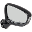 Passenger Side Mirror, Power Adjust, Manual Folding, Heated, Paintable, In-housing Signal Light, No Memory, No Puddle Light, No Auto-Dimming, No Blind Spot Feature
