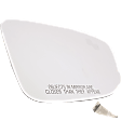 Passenger Side Mirror Glass, Non-Heated, With Blind Spot Detection in Glass