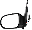 Driver Side Mirror, Power Adjust, Manual Folding, Heated, Textured Black, No Signal Light, No Memory, No Puddle Light, No Auto-Dimming, No Blind Spot Feature