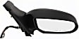 Passenger Side Mirror, Power Adjust, Manual Folding, Heated, Textured Black, No Signal Light, No Memory, No Puddle Light, No Auto-Dimming, No Blind Spot Feature