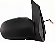 Passenger Side Mirror, Power Adjust, Manual Folding, Heated, Textured Black, No Signal Light, No Memory, No Puddle Light, No Auto-Dimming, No Blind Spot Feature