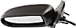 Driver Side Mirror, Manual Adjust, Manual Folding, Non-Heated, Textured Black, No Signal Light, No Memory, No Puddle Light, No Auto-Dimming, No Blind Spot Feature