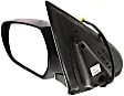 Driver Side Mirror, Power Adjust, Manual Folding, Non-Heated, Textured Black, No Signal Light, No Memory, No Puddle Light, No Auto-Dimming, No Blind Spot Feature