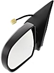 Driver Side Mirror, Power Adjust, Manual Folding, Non-Heated, Textured Black, No Signal Light, No Memory, No Puddle Light, No Auto-Dimming, No Blind Spot Feature