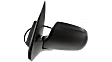Driver Side Mirror, Power Adjust, Manual Folding, Non-Heated, Textured Black, No Signal Light, No Memory, No Puddle Light, No Auto-Dimming, No Blind Spot Feature