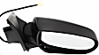 Passenger Side Mirror, Power Adjust, Manual Folding, Non-Heated, Textured Black, No Signal Light, No Memory, No Puddle Light, No Auto-Dimming, No Blind Spot Feature