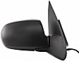 Passenger Side Mirror, Power Adjust, Manual Folding, Non-Heated, Textured Black, No Signal Light, No Memory, No Puddle Light, No Auto-Dimming, No Blind Spot Feature