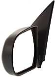 Driver Side Mirror, Manual Adjust, Manual Folding, Non-Heated, Textured Black, No Signal Light, No Memory, No Puddle Light, No Auto-Dimming, No Blind Spot Feature