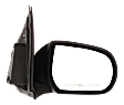 Passenger Side Mirror, Manual Adjust, Manual Folding, Non-Heated, Textured Black, No Signal Light, No Memory, No Puddle Light, No Auto-Dimming, No Blind Spot Feature