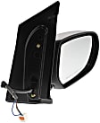 Passenger Side Mirror, Power Adjust, Manual Folding, Non-Heated, Textured Black, No Signal Light, No Memory, No Puddle Light, No Auto-Dimming, No Blind Spot Feature