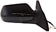 Passenger Side Mirror, Manual Adjust, Manual Folding, Non-Heated, Paintable, No Signal Light, No Memory, Puddle Light, and Auto-Dimming, No Blind Spot Feature, Mazdaspeed Model