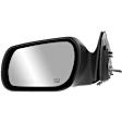 Driver Side Mirror, Power Adjust, Non-Folding, Heated, Paintable, No Signal Light, No Memory, No Puddle Light, No Auto-Dimming, No Blind Spot Feature