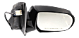 Passenger Side Mirror, Power Adjust, Manual Folding, Non-Heated, Paintable, No Signal Light, No Memory, No Puddle Light, No Auto-Dimming, No Blind Spot Feature