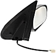 Passenger Side Mirror, Power Adjust, Manual Folding, Non-Heated, Paintable, No Signal Light, No Memory, No Puddle Light, No Auto-Dimming, No Blind Spot Feature