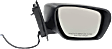 Passenger Side Mirror, Power, Manual Folding, Heated, Paintable, No Signal Light, No Memory, No Puddle Light, No Auto-Dimming, No Blind Spot Feature