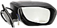 Passenger Side Mirror, Power, Manual Folding, Heated, Paintable, In-housing Signal Light, No Memory, No Puddle Light, No Auto-Dimming, No Blind Spot Feature