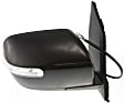 Passenger Side Mirror, Power, Manual Folding, Heated, Paintable, In-housing Signal Light, No Memory, No Puddle Light, No Auto-Dimming, No Blind Spot Feature