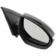 Passenger Side Mirror, Power Adjust, Manual Folding, Heated, Paintable, In-housing Signal Light, No Memory, No Puddle Light, No Auto-Dimming, No Blind Spot Feature