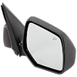 Passenger Side Mirror, Power Adjust, Heated, Manual Folding, Paintable, No Signal Light, No Memory, No Puddle Light, No Auto-Dim, No Blind Spot Feature