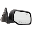 Passenger Side Mirror, Power Adjust, Heated, Manual Folding, Paintable, No Signal Light, No Memory, No Puddle Light, No Auto-Dim, No Blind Spot Feature