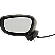 2016 Mazda CX-9 - Driver Side Mirror, For Models Without Side View Camera, Power Adjust, Heated, Paintable, Manual Folding, In-housing Signal Light, No Blind Spot Feature, No Memory, No Puddle Light, No Auto-Dimming