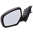 Driver Side Mirror, Power, Heated, Manual Folding, Paintable, In-housing Signal Light, No Memory, No Puddle Light, No Auto-Dimming, No Blind Spot Feature, 6 Cyl., 3.7L Engine