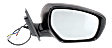 2010-2015 Mazda CX-9 - Passenger Side Mirror, Power Adjust, Heated, Manual Folding, Paintable, In-housing Signal Light, With Memory, No Puddle Light, No Auto-Dimming, No Blind Spot Feature