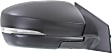 2010-2015 Mazda CX-9 - Passenger Side Mirror, Power Adjust, Heated, Manual Folding, Paintable, In-housing Signal Light, With Memory, No Puddle Light, No Auto-Dimming, No Blind Spot Feature