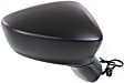 Passenger Side Mirror, Power, Manual Folding, Non-Heated, Paintable, In-housing Signal Light, No Memory, No Puddle Light, No Auto-Dimming, No Blind Spot Feature