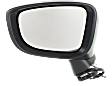 Driver Side Mirror, Power, Manual Folding, Heated, Paintable, In-housing Signal Light, No Memory, No Puddle Light, No Auto-Dimming, No Blind Spot Feature