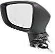 Driver Side Mirror, Power, Manual Folding, Heated, Paintable, In-housing Signal Light, No Memory, No Puddle Light, No Auto-Dimming, No Blind Spot Feature
