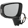 Driver Side Mirror, Power, Manual Folding, Non-Heated, Paintable, In-housing Signal Light, No Memory, No Puddle Light and Auto-Dimming, With BSD in Glass, Mexico Built Vehicle