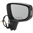 Passenger Side Mirror, Power, Manual Folding, Non-Heated, Paintable, In-housing Signal Light, No Memory, No Puddle Light and Auto-Dimming, With BSD in Glass, Mexico Built Vehicle
